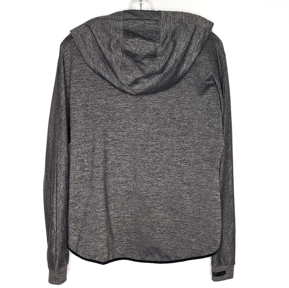 BERSHKA Start Moving Gray Athletic Hoodie - Picture 3 of 8